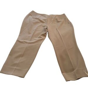 TanJay cropped Pants-Half elastic waist-slits at ankle-NWT-Size 18P Regular-